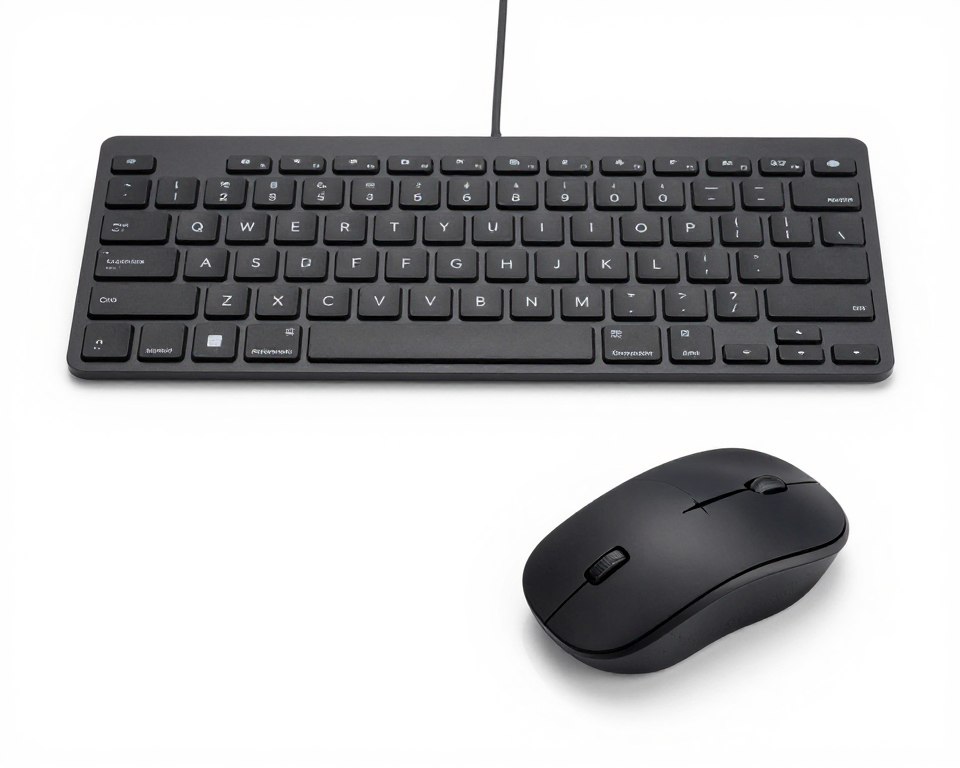Wireless keyboard and mouse combo