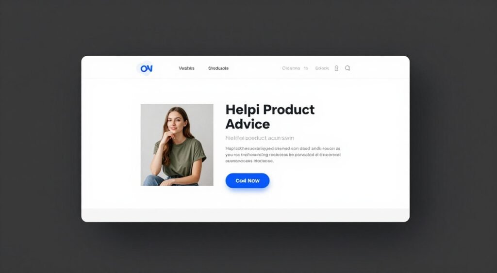 Clear affiliate CTA button placed beside helpful product advice