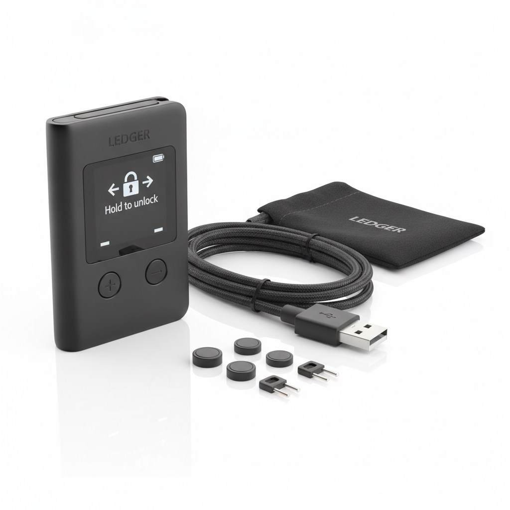 Ledger Nano X hardware wallet for cryptocurrency storage