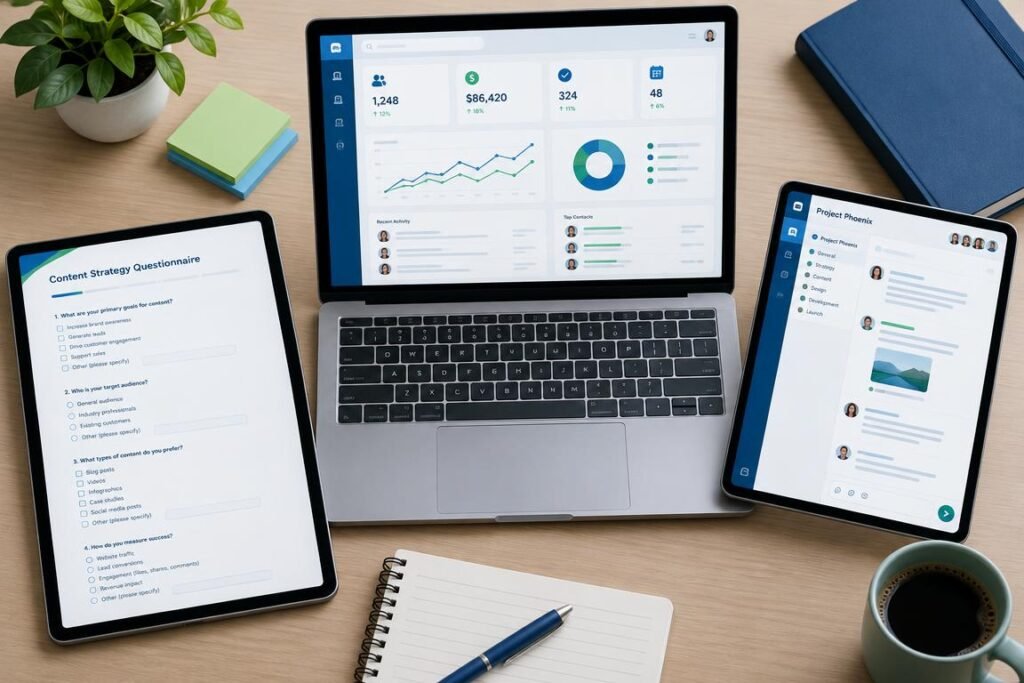 client onboarding questionnaire CTA comparison from ranking pages