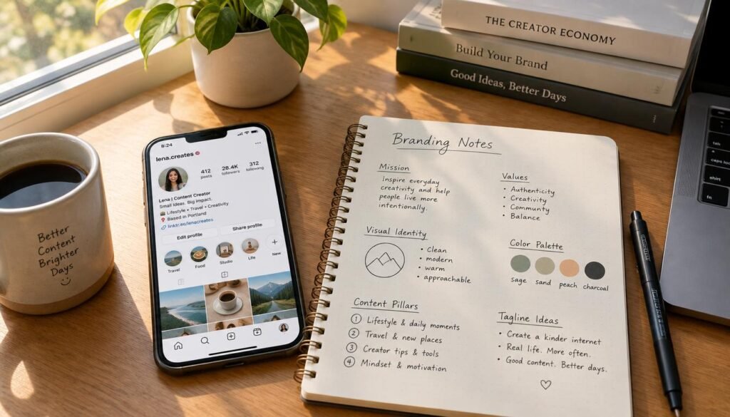 GrowthBy10x visual guide for planning a magnetic Instagram profile layout